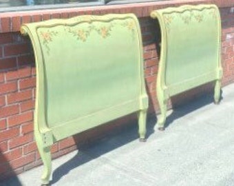 John Widdicomb Brand French Provincial Twin Size Bed Frame
