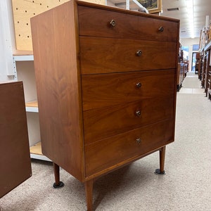 Free Shipping Within Continental US Vintage Mid Century Modern Drexel Declaration Solid Walnut Dresser image 3