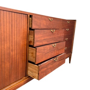 Free Shipping Within Continental US Vintage Mid Century Modern 12 Drawer Dresser Dovetail Drawers image 6