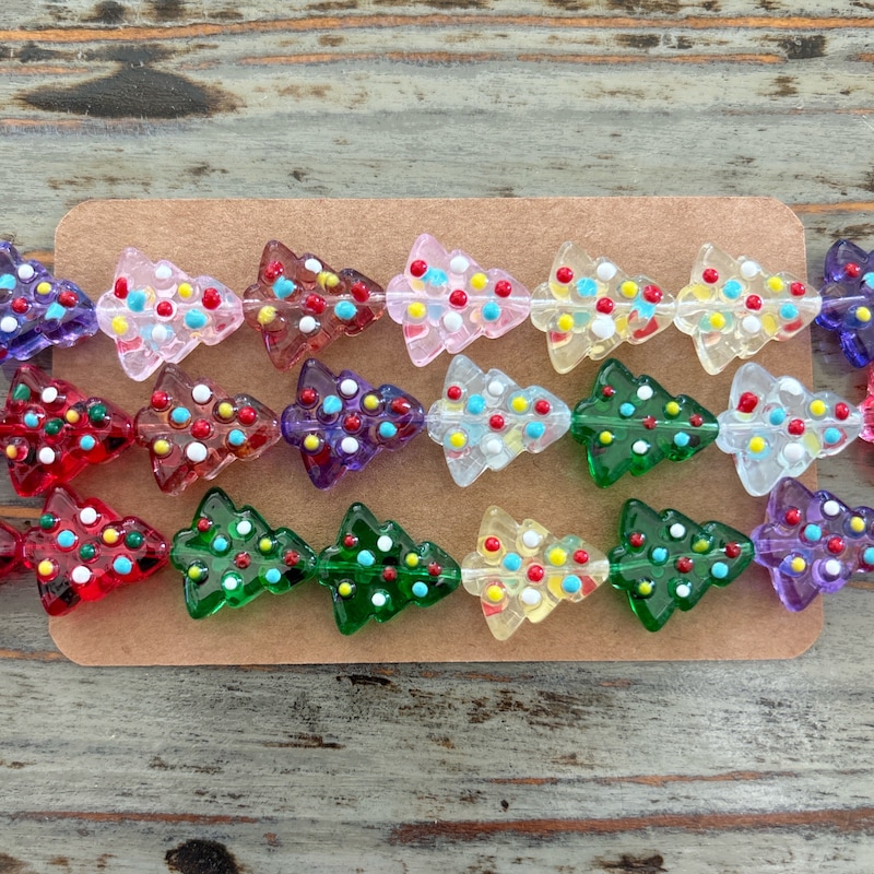 Christmas Tree Beads - Etsy