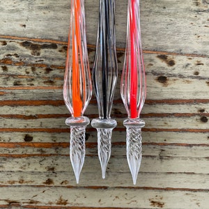 Lampwork Glass Dip Pen: Calligraphy Writer Gift