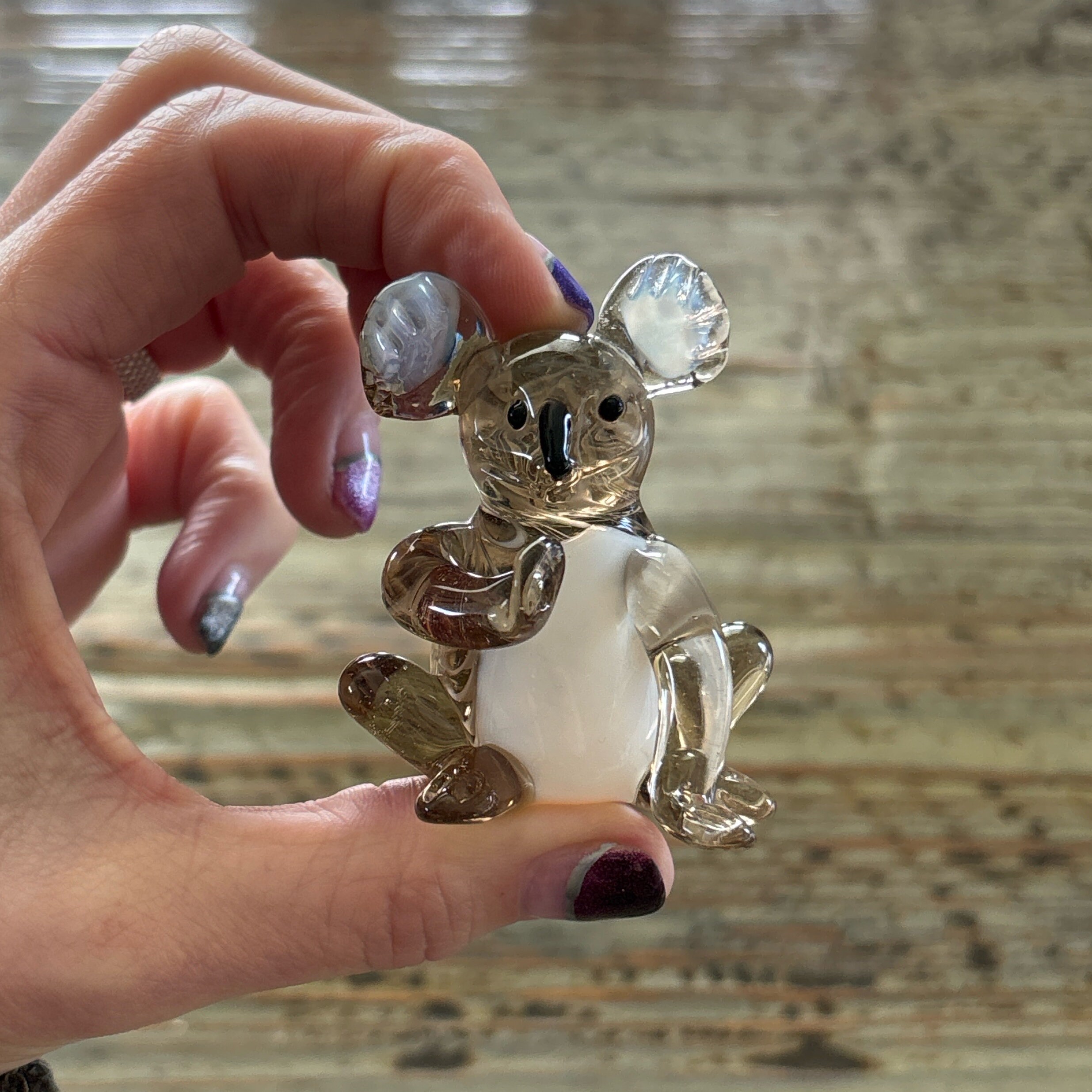 Glass Koala Bear, Large Display, Decoration, Lampwork Figurine - Etsy