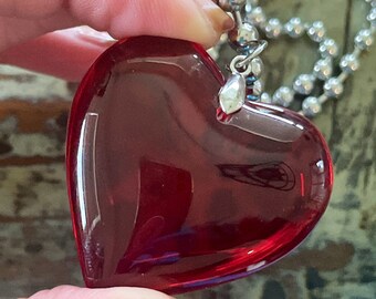 Collier Flèche & Cœur en Verre de Murano sur , référence des