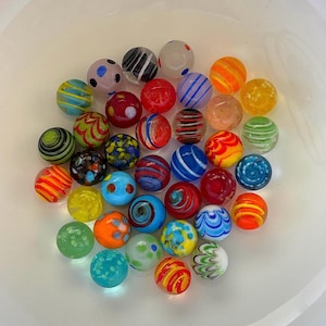 Lampwork Glass Marbles, 16~18mm