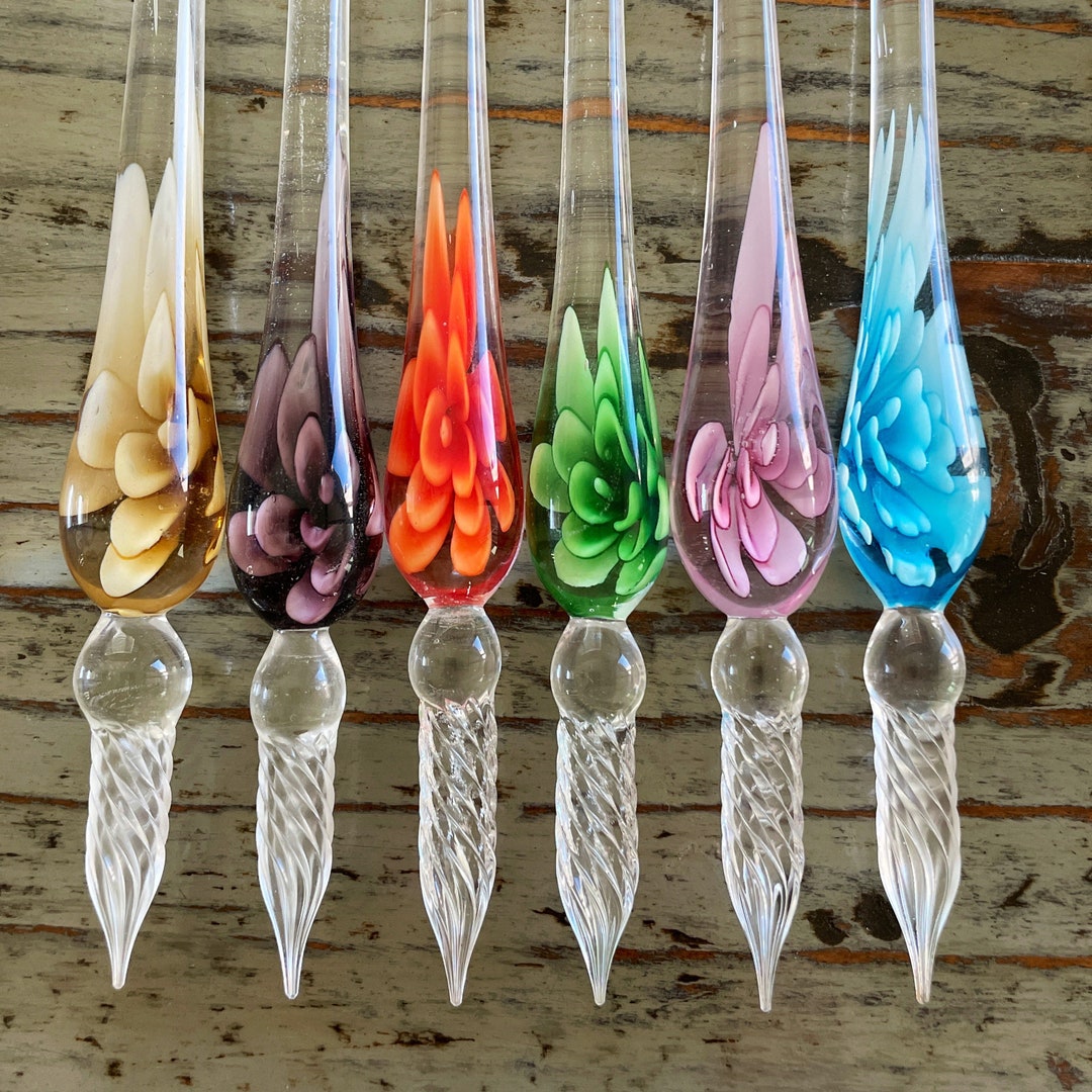 Murano Glass Pen Dip Pen Glass Fountain Pen Gift for Etsy