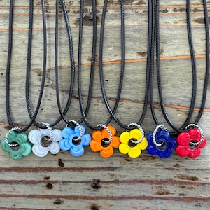 Murano Glass Flower Necklace-Perfect Gift, Friendship Necklace