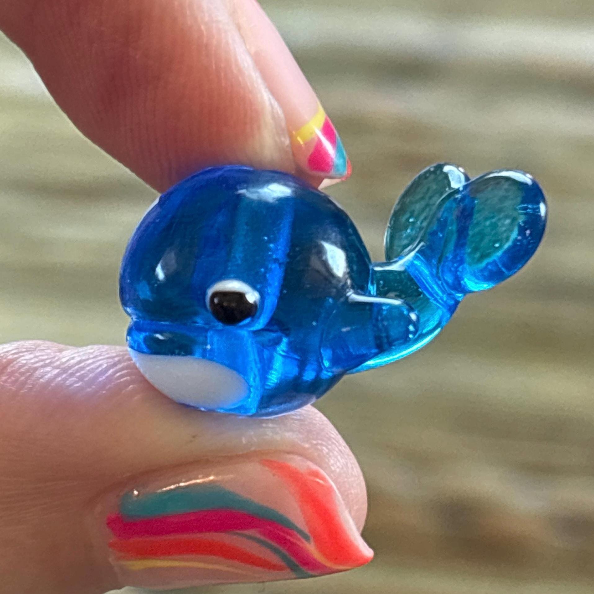 ベネチア ムラーノガラス クジラ Murano Glass 鳥のオブジェ