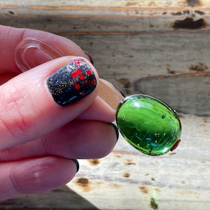 Lampwork Glass Olives-restaurant, tableware, Barware Glass Olive