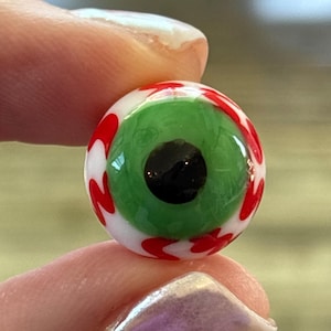 Lampwork Glass Eye Marbles, 16mm