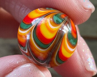 ランプワークガラスビー玉、18 mm - Etsy 日本