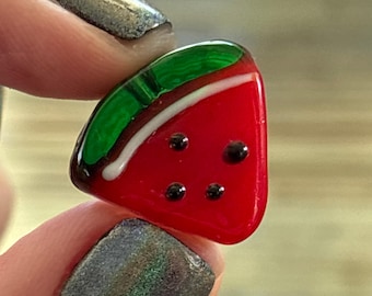 Lampwork Watermelon Bead