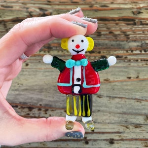Lampwork Glass Clown, Large Display, Decoration, Figurine