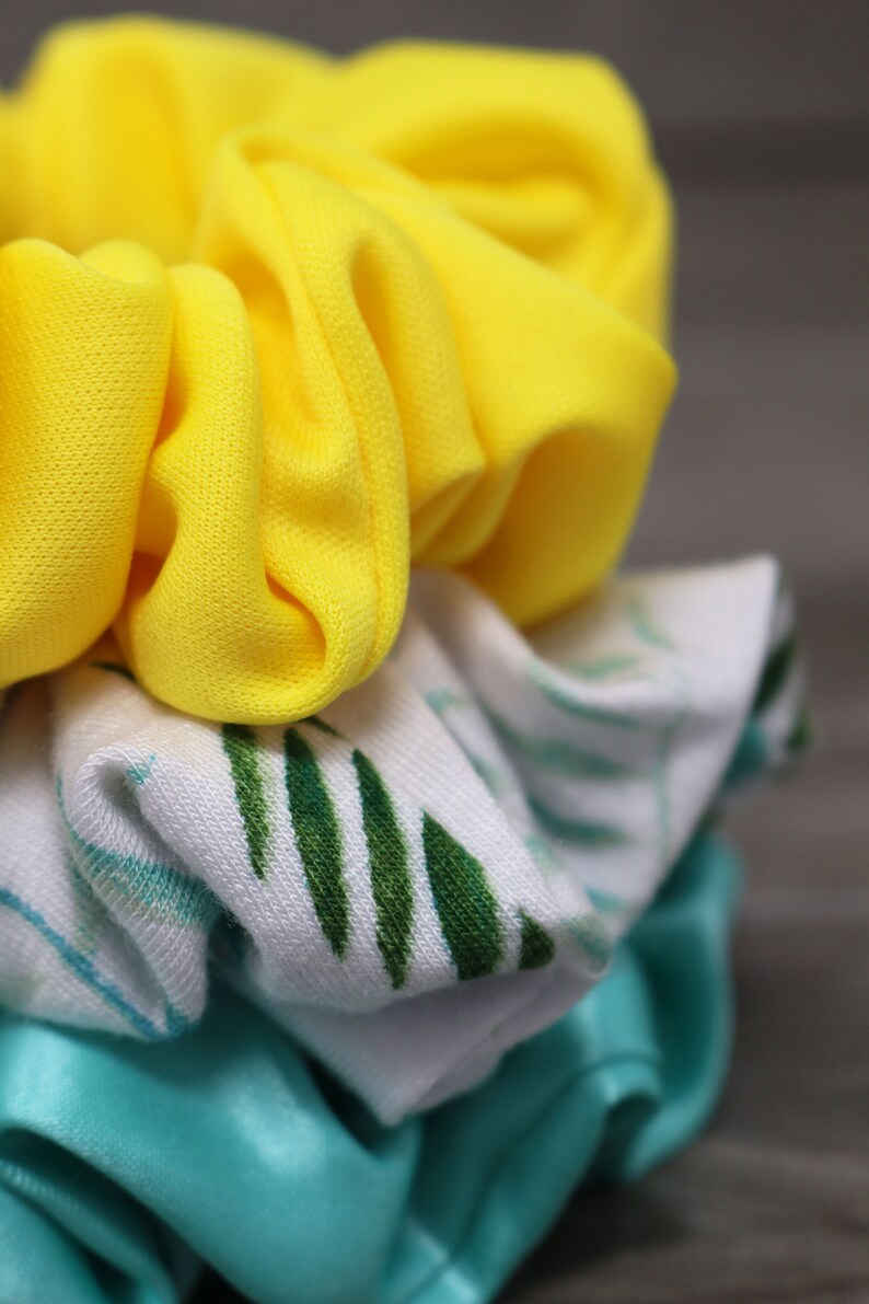 90s Hair Scrunchies June Trio Top Knot Scrunchies June Hair Tie