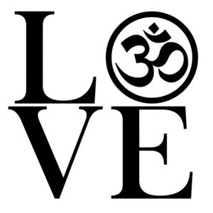 Om love square png & svg fichiers pour cricut / autres cutters