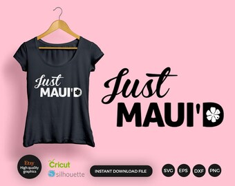Just Mauid | Honeymoon | Bride - Mrs & Mr | Wedding Cricut File | Digital Download - Honeymoon Vibes