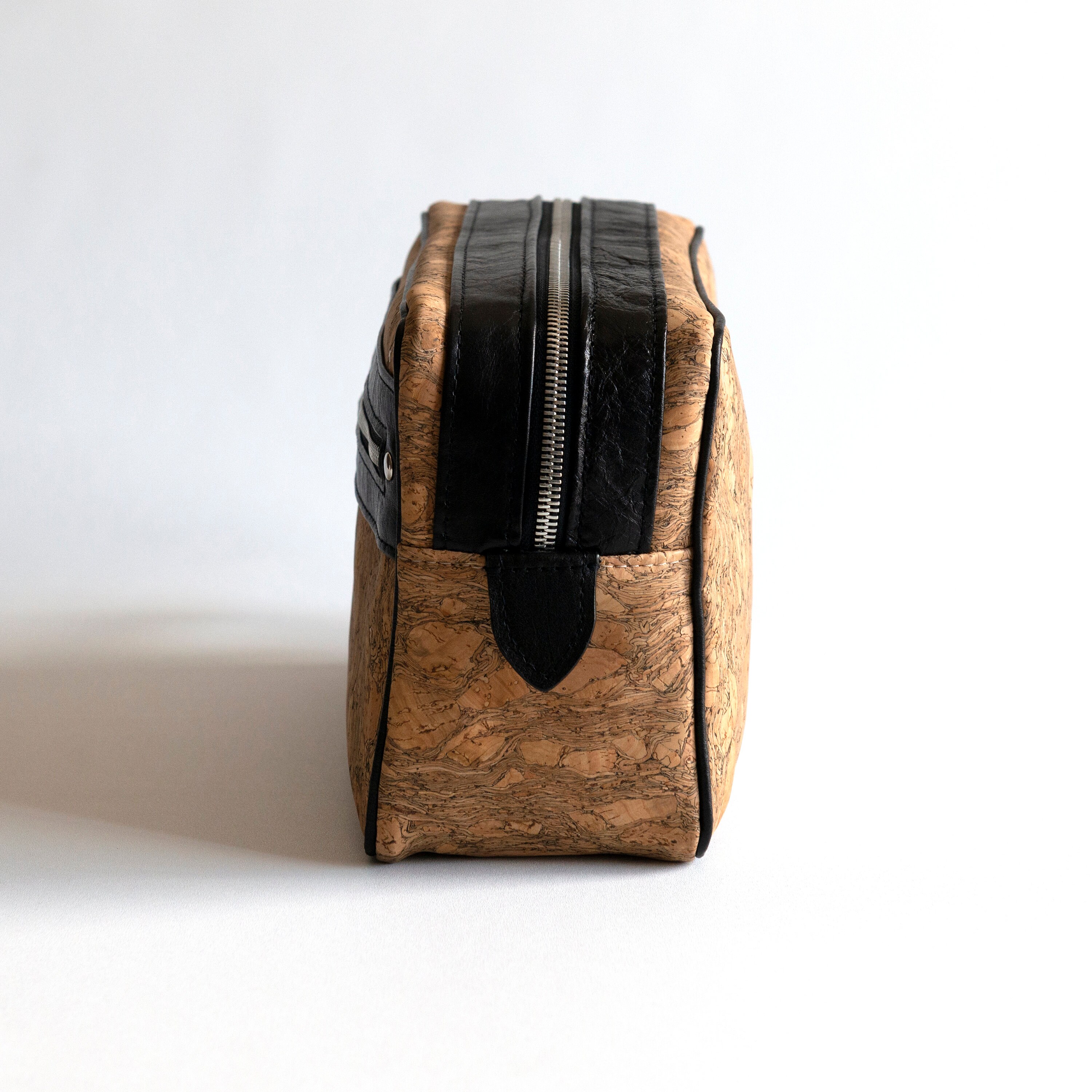 Handmade Cork and Leather Toiletry Bag Etsy