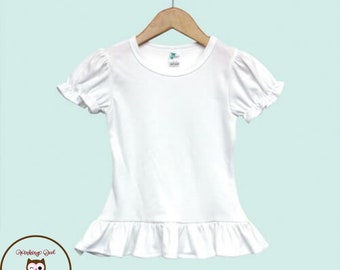 little girl ruffle shirt
