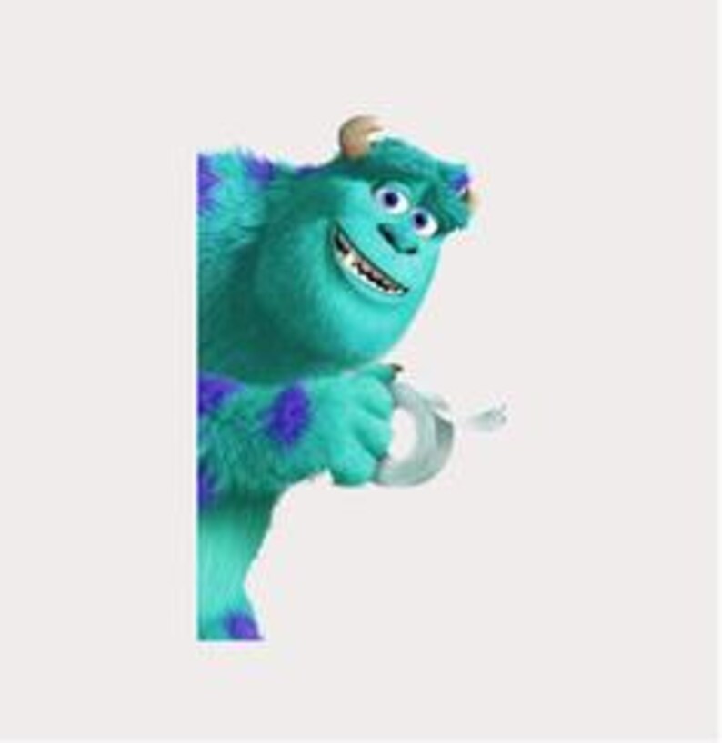 Sully Window Sticker SULLY Monsters Inc - Full Color Vinyl Decal Sticker - Vehicle, Car ...