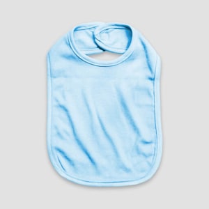 Sublimation HTV DTG Embroidery Screen Print Blanks - Blue 2 Ply Bib Poly/Cotton Blend