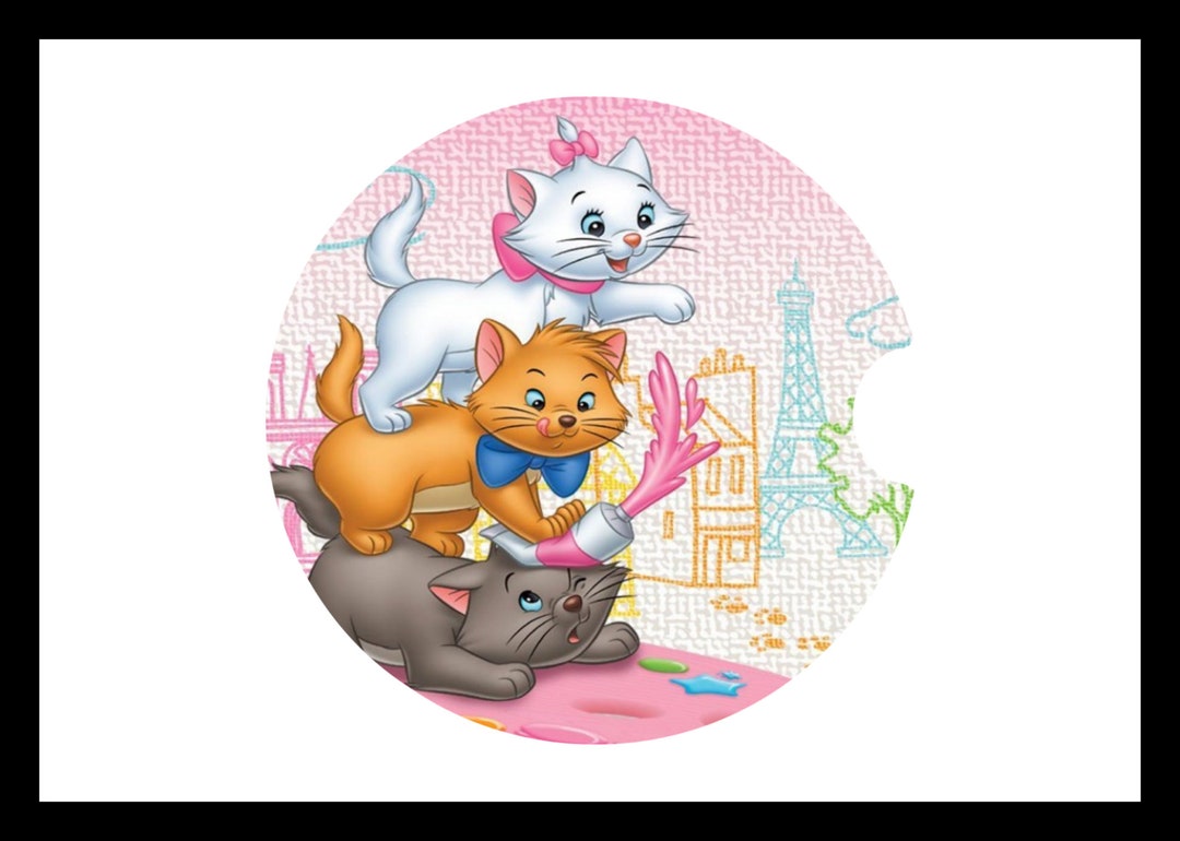 Aristocats Toulouse Marie Duchess Cats Kitten Disney Epcot Print ...