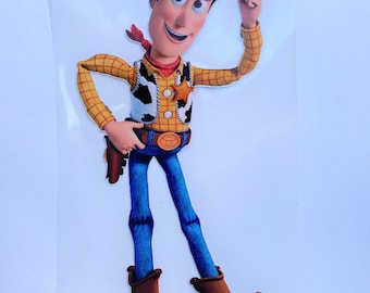 Woody Toy Story Character Heat Transfer Vinyl Printed Design