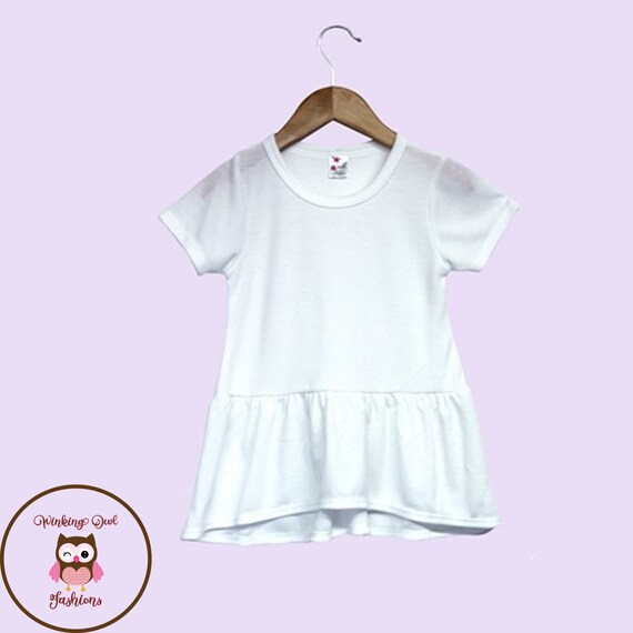 White peplum sale t shirt