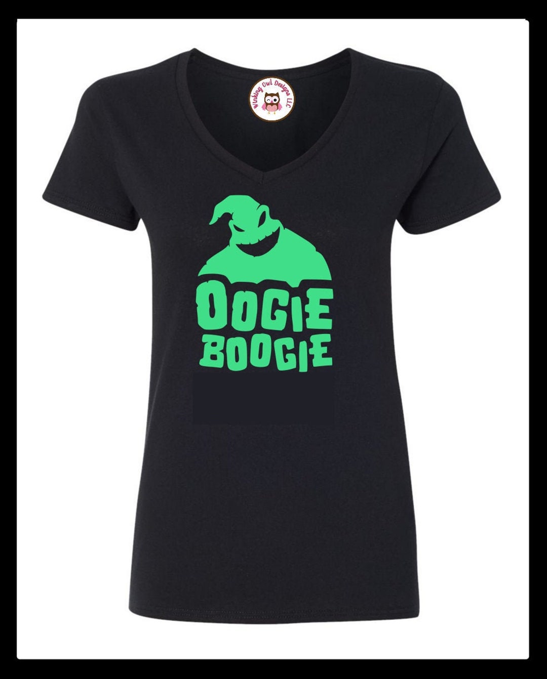 oogie boogie glow in the dark shirt