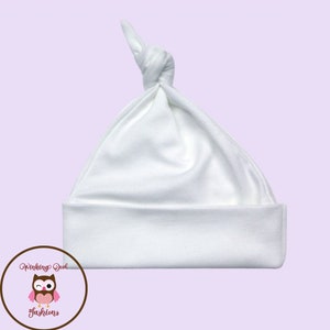 Sublimation Blanks - 100% Polyester Infant Knotted Beanie