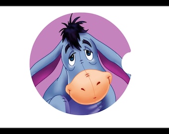 Winnie The Pooh Tigger Eeyore Piglet Rabbit Christopher Robin Disney Epcot Print Sublimation Car Coaster