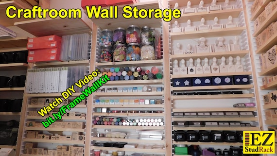 into the closet  Craft closet organization, Craft room storage