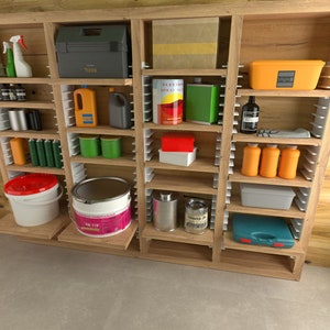 Made in USA Ezstudrack Shelving System- 8 Pack (4 Pair) of Ezstudracks ...