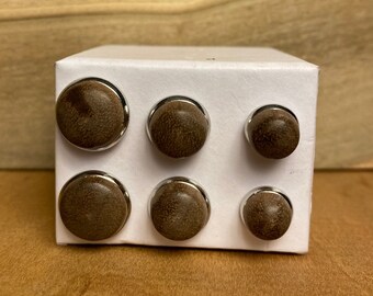 Wooden Stud Earrings, Wood Earrings, Walnut, Stud Earrings, Wooden Jewlery