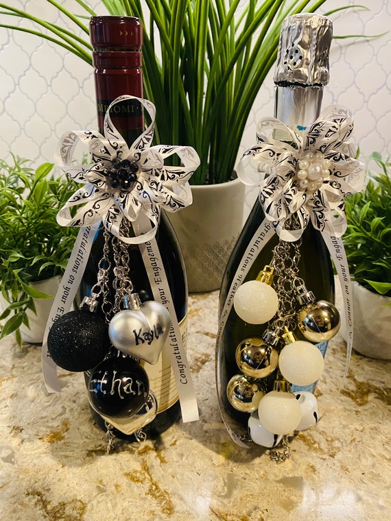 Personalized Wine Bottle Decorations for Special Occasions Etsy