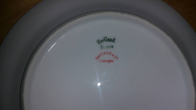 Limoge Bread Plate Haviland France 6 14