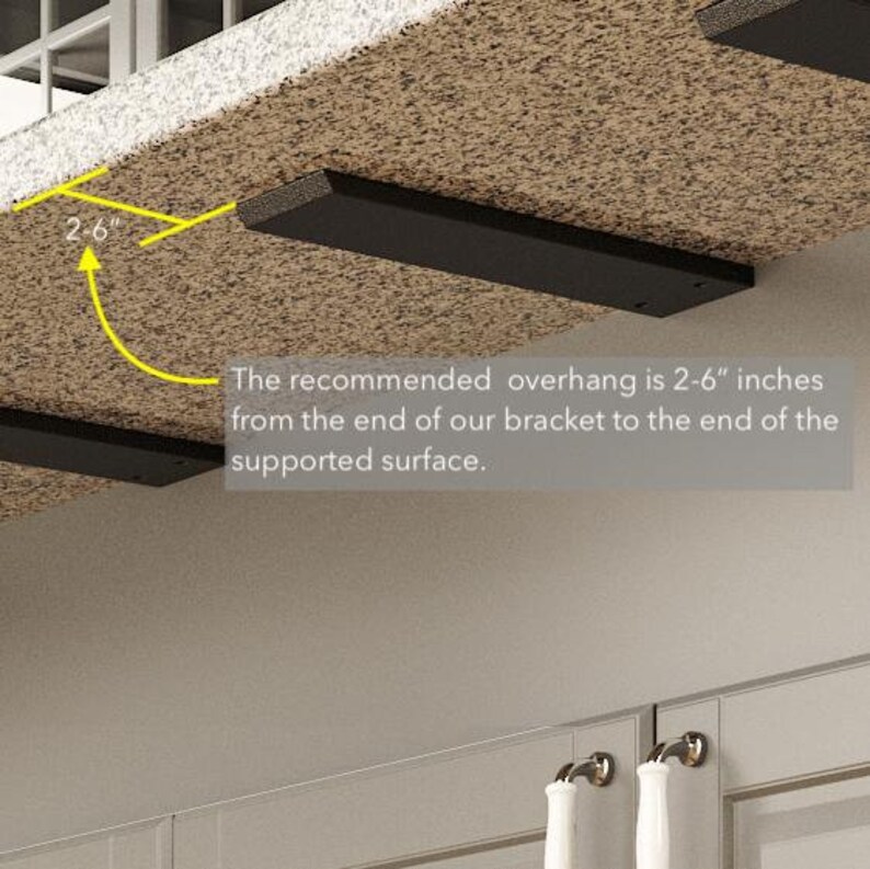 Floating Countertop Wall Bracket Etsy