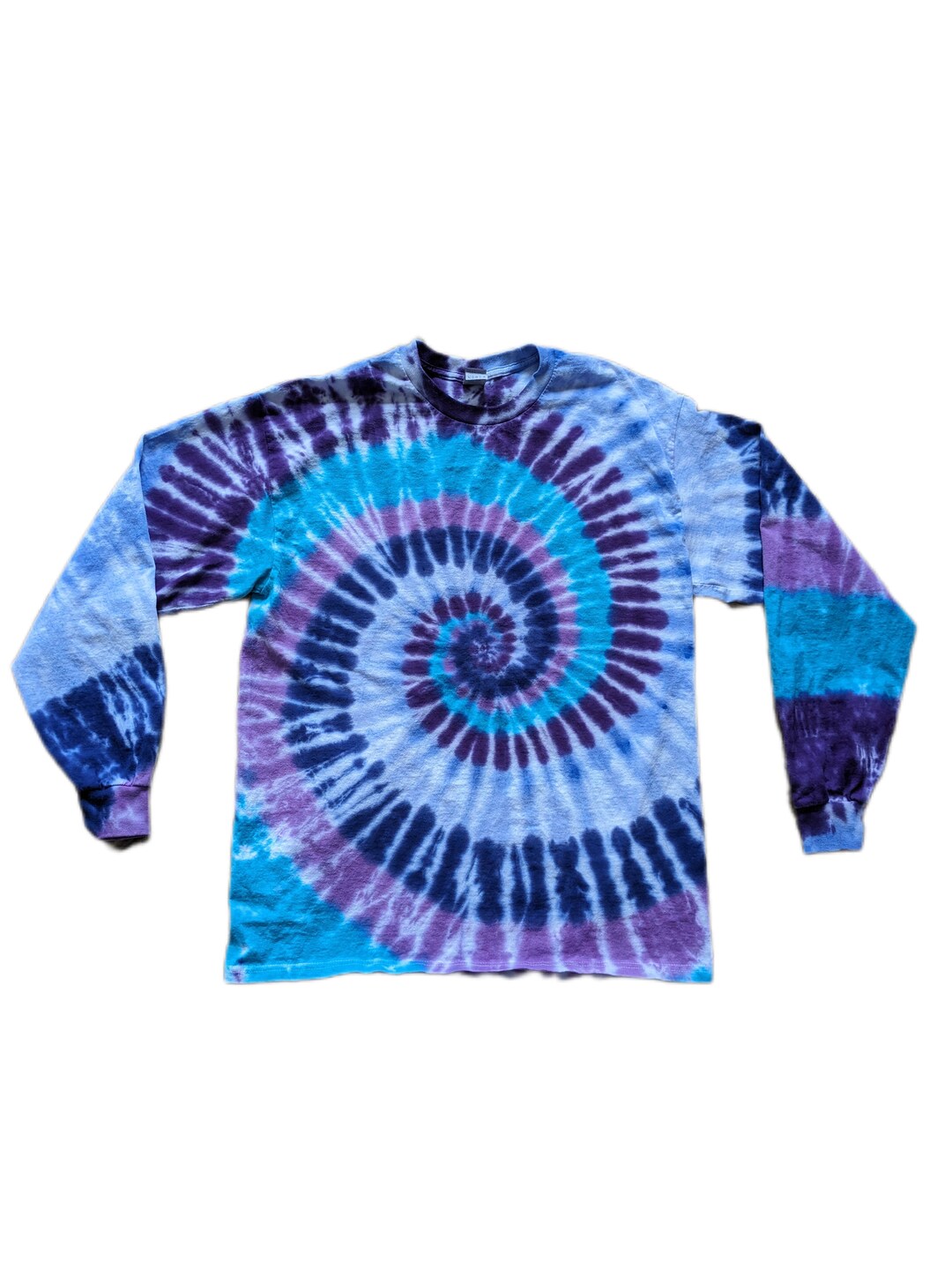 Purple and Blue Swirl - Tie-dye Long Sleeved - Etsy