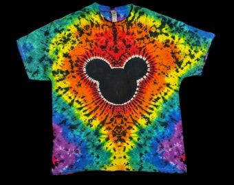 Rainbow- Mouse Ears - Tie-Dye T-shirt
