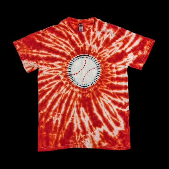 Baseball Tie-dye - Customizable Colors - Unisex T-shirt - Etsy
