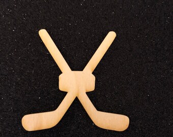 Wooden Hockey Stick Etsy