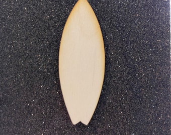 Surfboard laser wood shaped cut out - unfinished