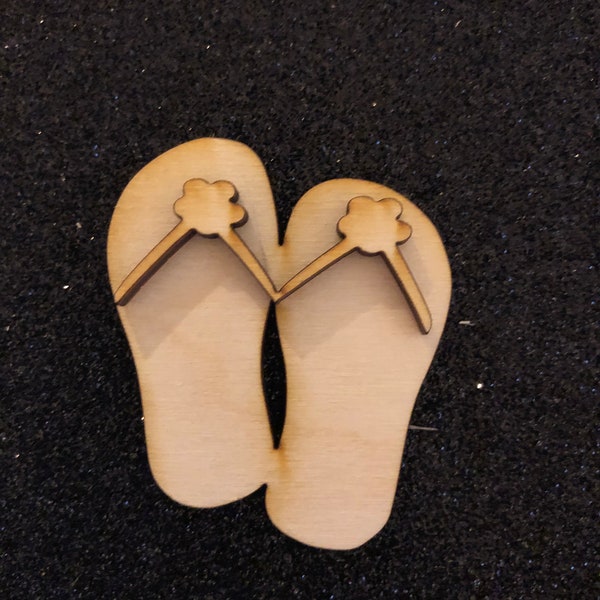 Laser Cut Flip Flop Wood - Etsy