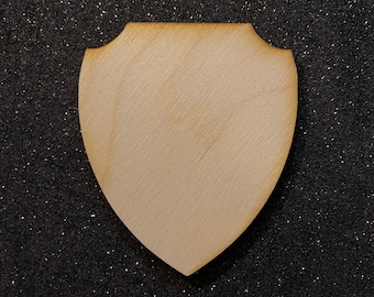 Deer plaque, trophy plaque, shield shape  wood shaped cut out - unfinished