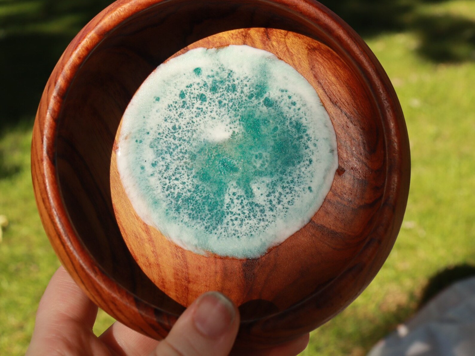 Upcycled Acacia Wood Bowl Etsy