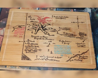 Pyrography, Thorins Map - The Hobbit