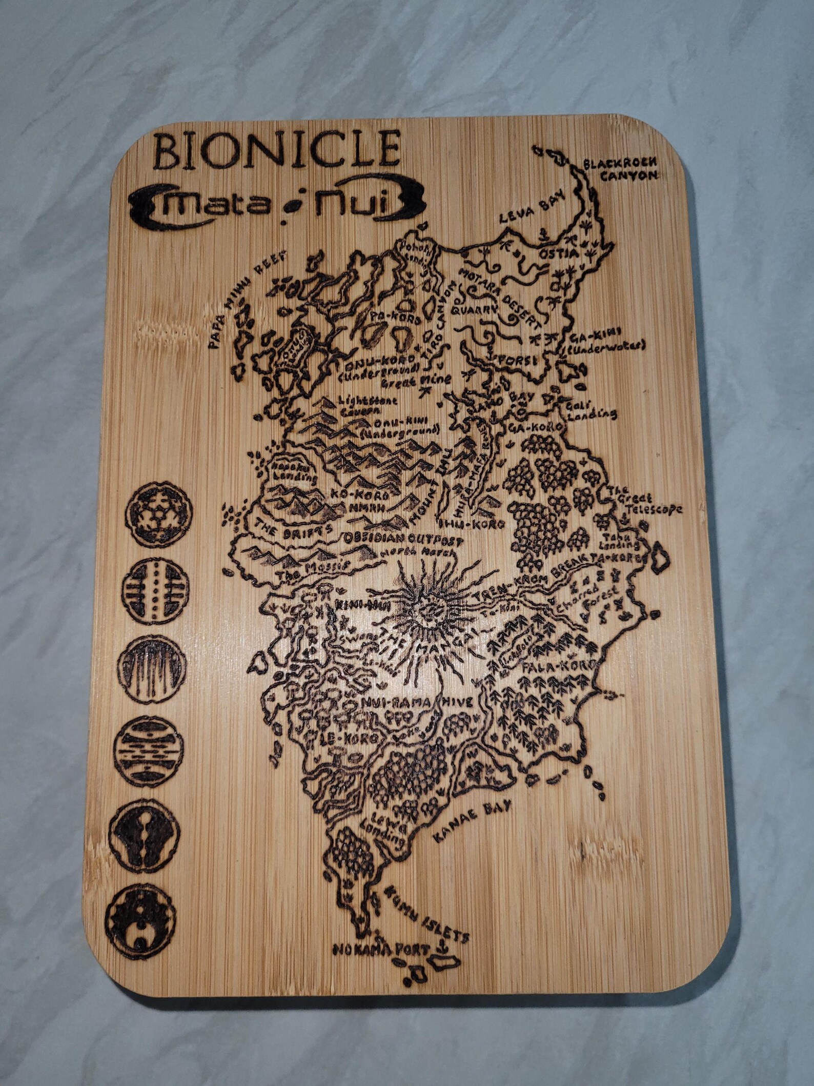 Map of the Living Machines - Handmade Pyrography - Etsy