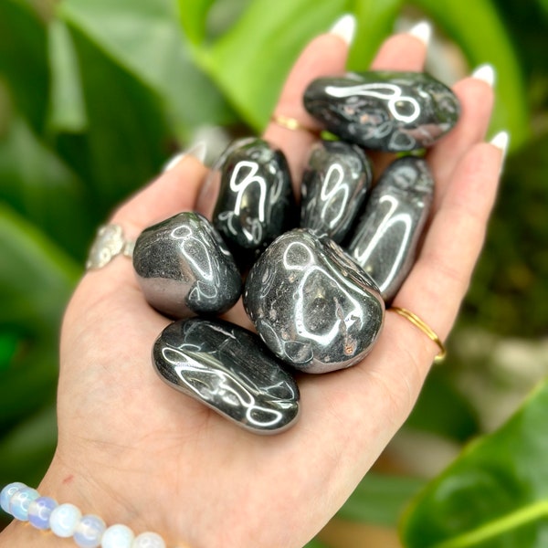 Hematite Tumbled Crystal, Genuine Hematite Crystal, Large Hematite Crystal, Genuine Hematite, Wholesale Hematite Crystal