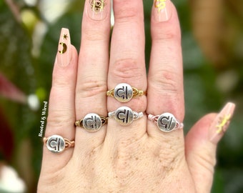 Libra Ring, Sterling Silver Libra Ring, Libra Zodiac Ring, Zodiac Birthstone Ring, Zodiac Ring, Astrology Ring, Libra Gift, Libra Zodiac
