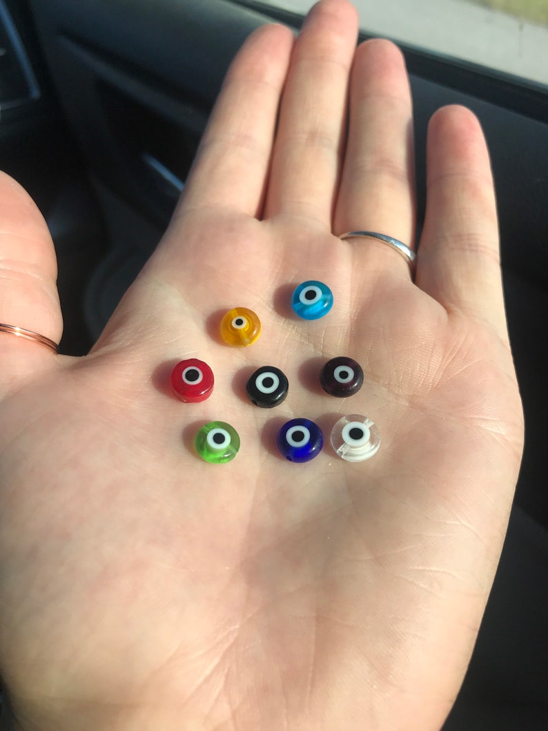 Evil Eye Ring Crystal Jewelry Wire Wrapped RingHippie Etsy