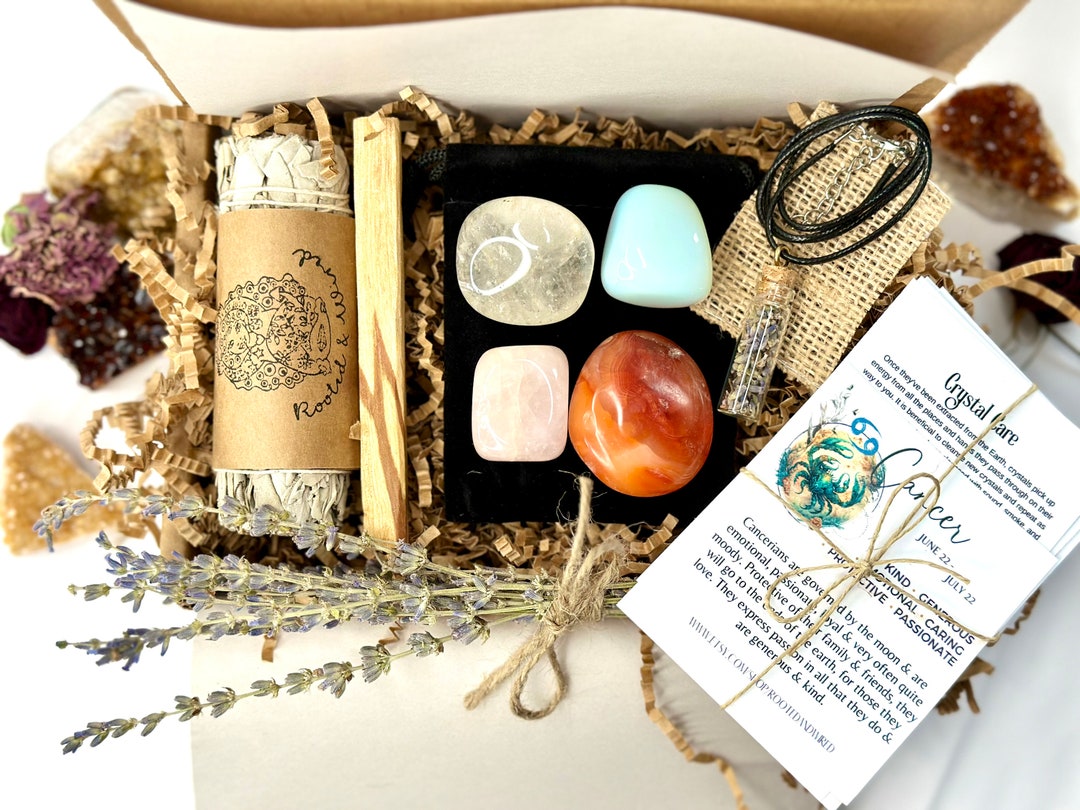 Cancer Zodiac Kit, Cancer Zodiac Gift Box, Astrology Gift, Cancer