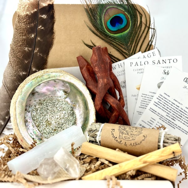 Salie Smudge Kit, Salie Kit, Smudging Kit, Salie Cleansing Kit, Spirituele Reinigingskit, Smudging Kit voor spirituele reiniging, Salie Kit